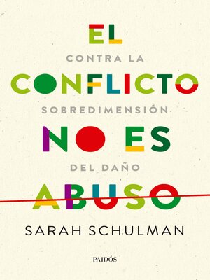 cover image of El conflicto no es abuso